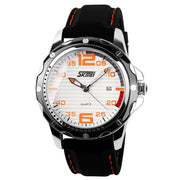 Classic Trend Silicone Strap  30m Waterproof Calendar Watch