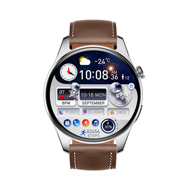 Smart AMOLED Screen Bluetooth Calling Silicone Watch